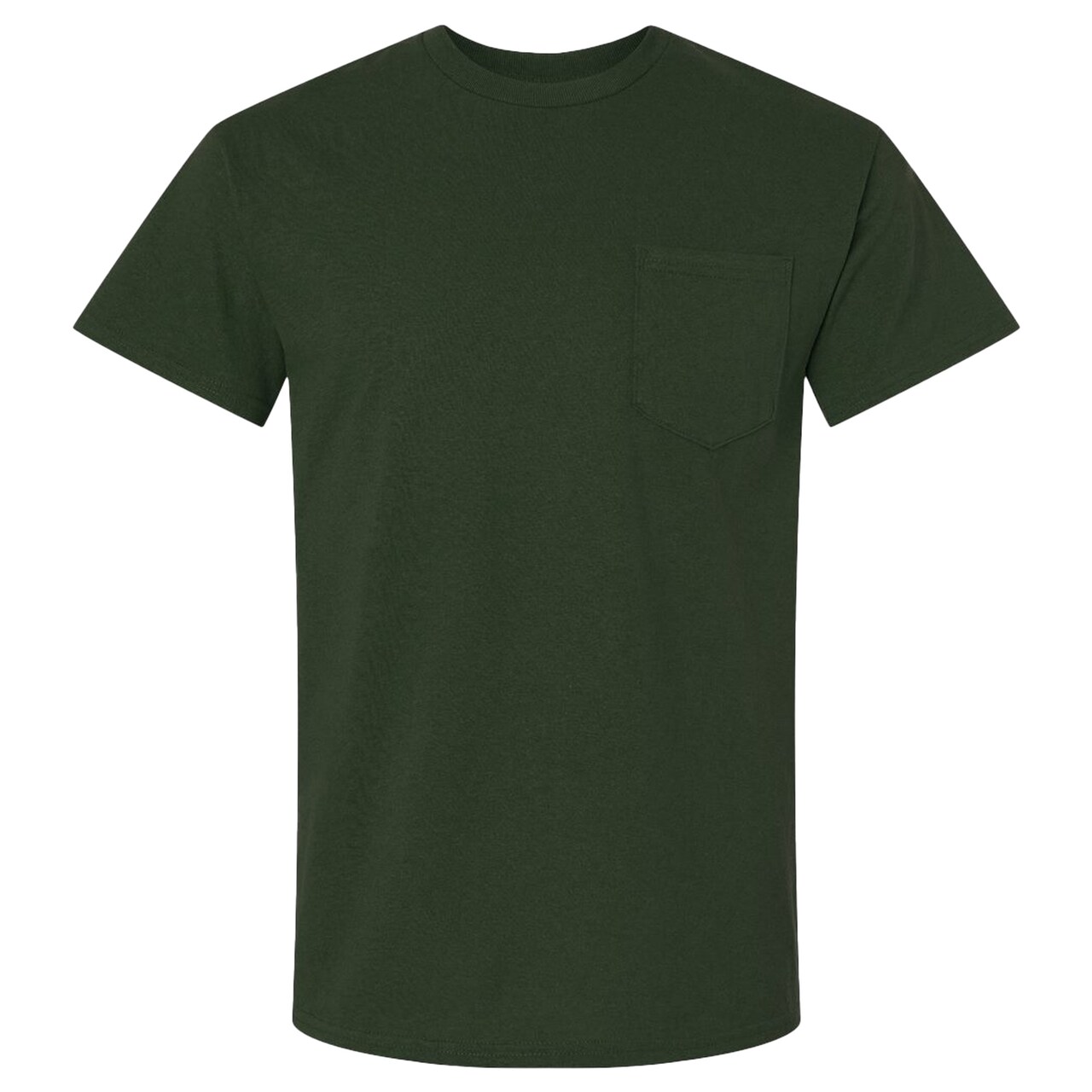 Gildan Ultra Cotton Pocket T-Shirt Blanks, Unisex Short Sleeve Crewneck Craft Tees
